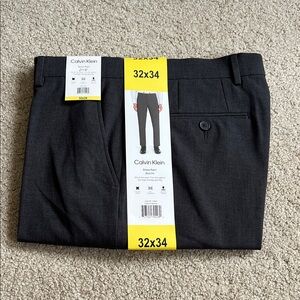 Calvin Klein Dark Gray Dress Pants
